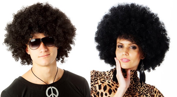 Jumbo Black Afro 1970's Disco Costume Wig Unisex By Allaura