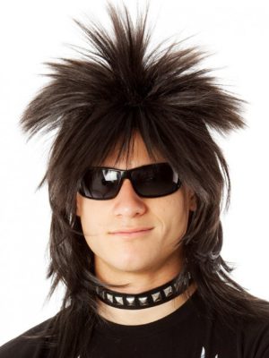 Wild Punk Black Unisex Wig By Allaura