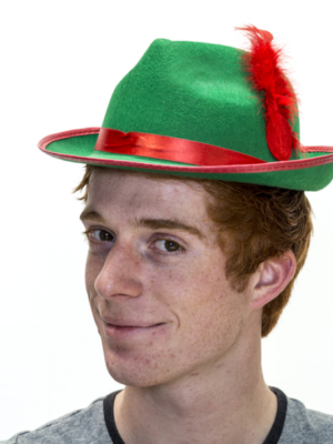 German Green Fedora Oktoberfest Fest Hat By Carnival