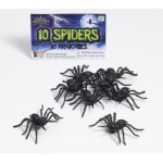 Plastic Spiders x10