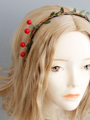 Headband Cherry Hoop Headband Piece Festival Wear