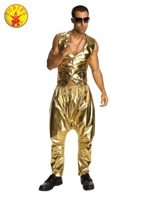 Rapper Gold Pants By Rubies