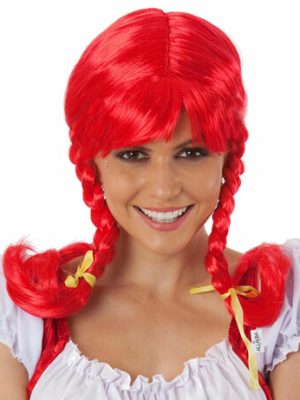 Red Braids Wig