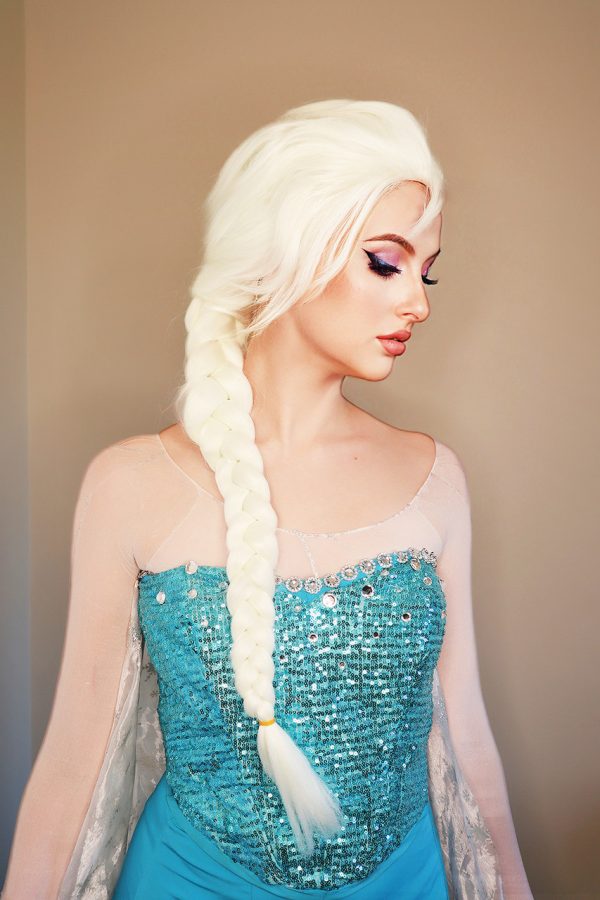 Deluxe Adult Sized Frozen Inspired Elsa Costume Women's Wig - by Allaura - Image 2