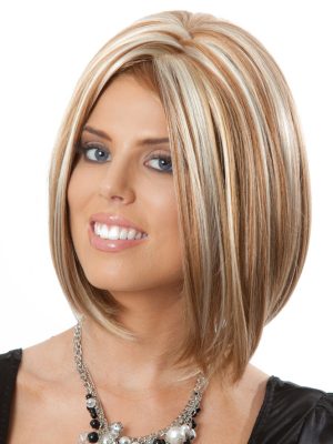 MARLEY Wig Blonde Highlighted Bob Heat Resistant by Allaura