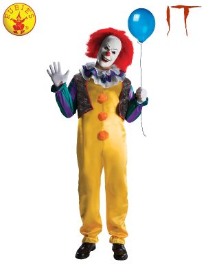 Pennywise Clown Movie 1 Deluxe Costume By Rubies