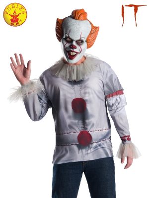 Pennywise "IT" Movie Top Plus Mask Costume
