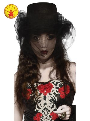 Heart of Darkness Top Hat By Rubie's