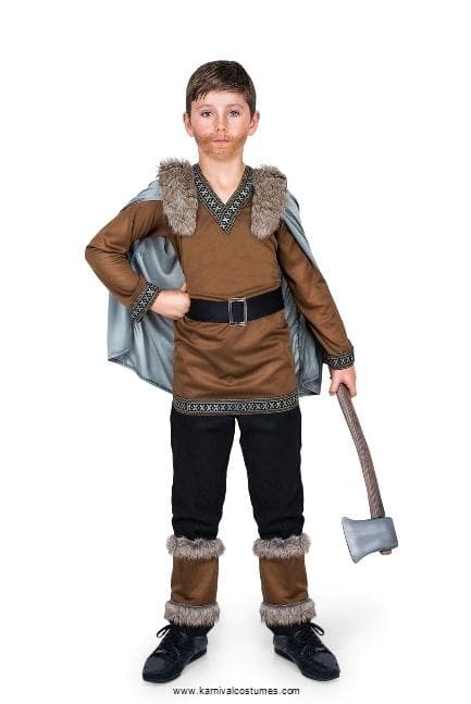 Barbarian Boy Viking Costume By Karnival