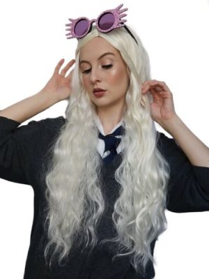 Luna Lovegood Long White Blonde Harry Potter Women's Wig - by Allaura
