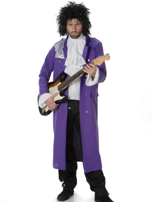Pop Icon Purple Prince Jacket Mens Costume By Karnival