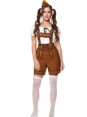 Bavarian Oktoberfest Lederhosen Wench Costume By Karnival
