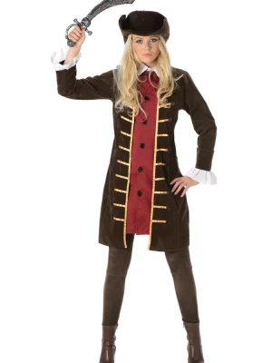 Shipmate Pirate Captain Jacket Costume By Karnival