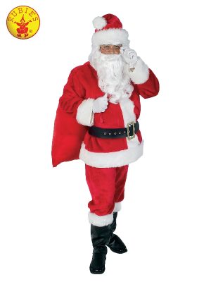 Santa Big Red 12pce Suit Costume Set Adults By Rubies