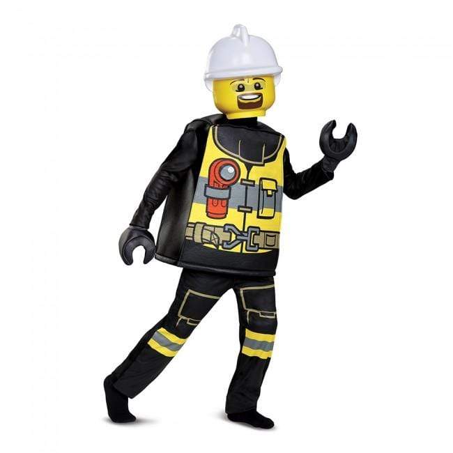 LEGO DELUXE Fire Fighter Boys Costume-By Disguise