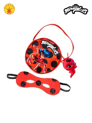 Miraculous Ladybug Bag Plus Accessory Childs Set By Rubie's