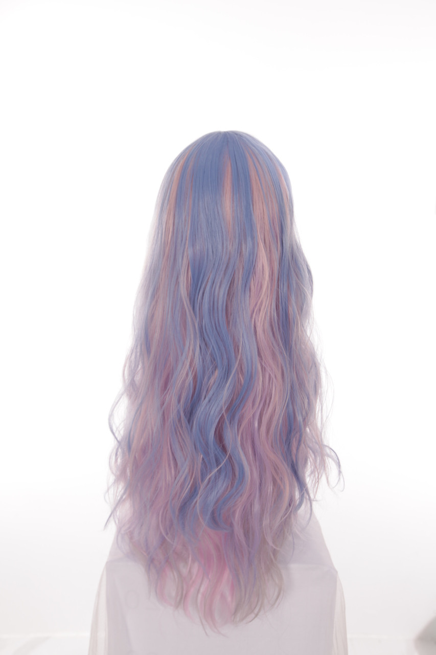 DESTINY Long Pastel Wavey Wig with Fringe By Allaura - Image 7