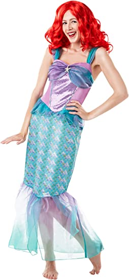 Ariel Princess Deluxe Dress- By Disney Rubies