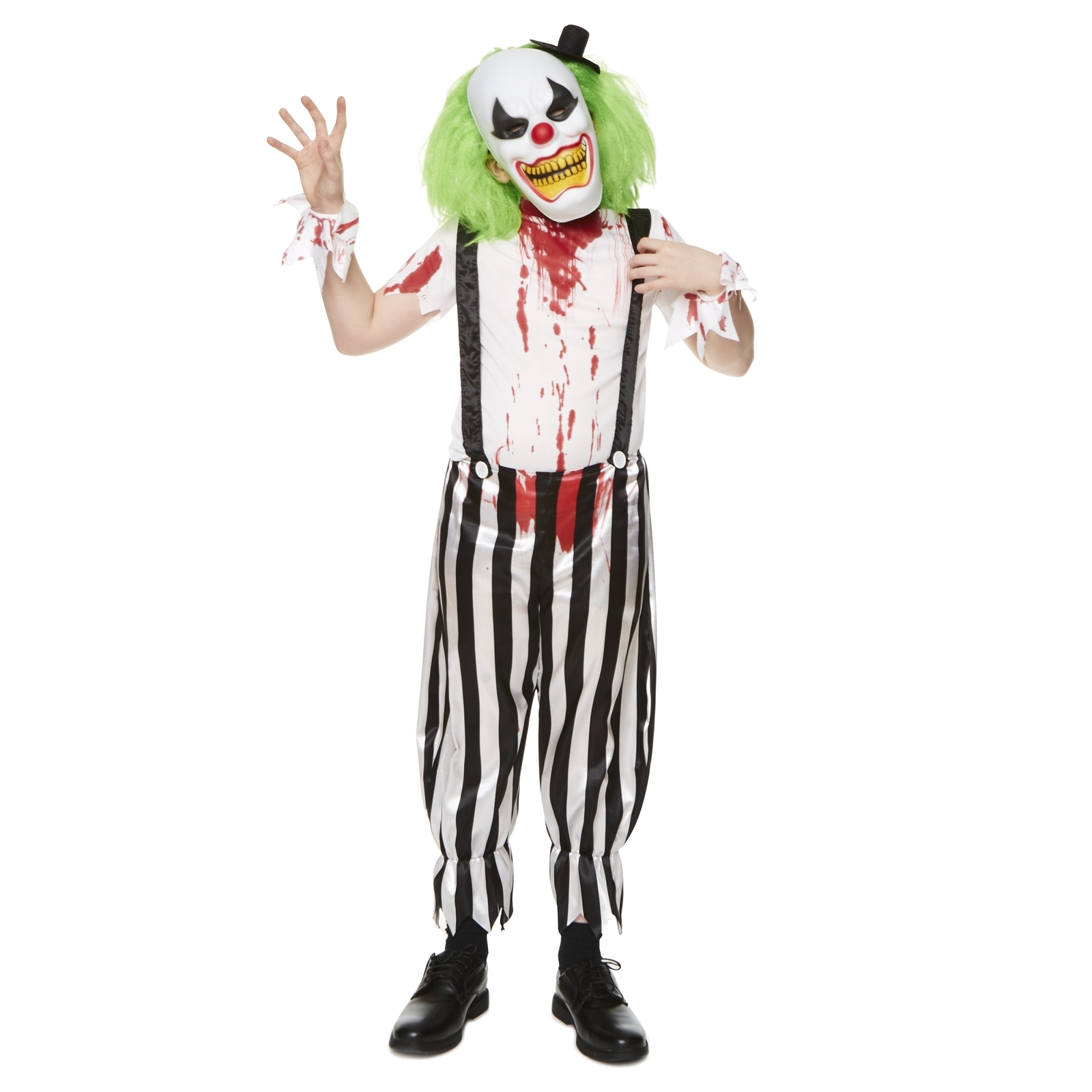 Evil Circus Clown Boys Costume By Karnival