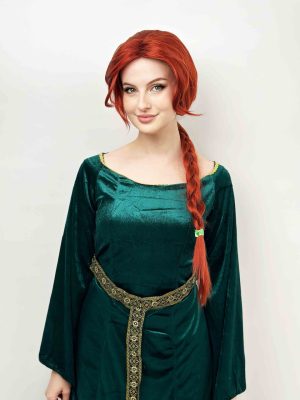 Princess Fiona Cooper Wig with Plait by Allaura