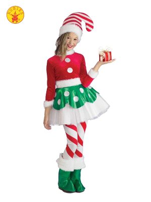 Candy Cane Elf Princess Childs Costume By Rubie's