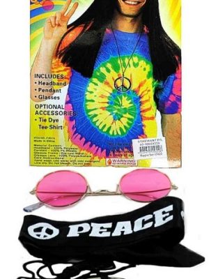 1970s Peace Hippie Accessory Kit
