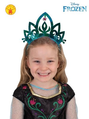 Anna Tiara Headband Iridescent Blue By Disney