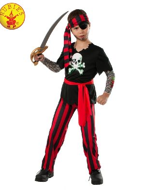 Tattooed Pirate Boys Costume By Rubie's