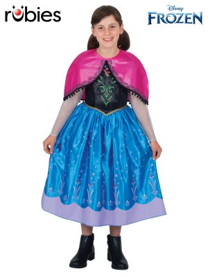Anna Frozen Deluxe Childs Costume By Disney