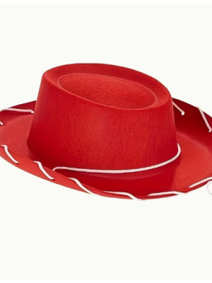 Jessie Western Kids Cowgirl Hats Red Cowboy Hat with White Cord