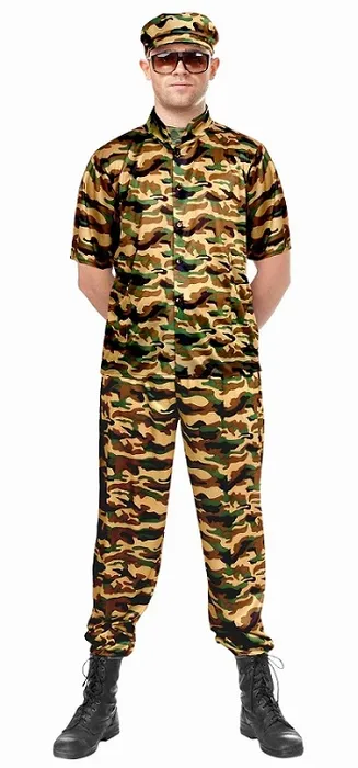 Combat Soldier Army Mens Costume By Partilicious
