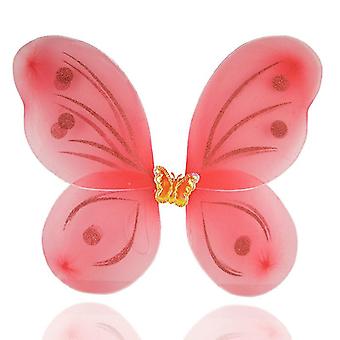 Red Butterfly Fairy Wings