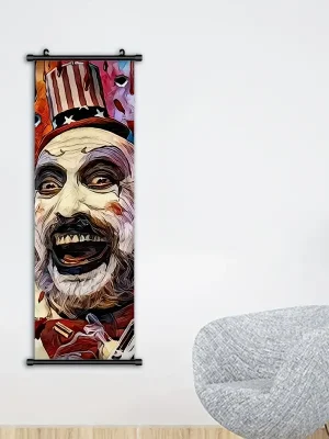 1pc Halloween Horror Clown Movie Character Wall Art Poster