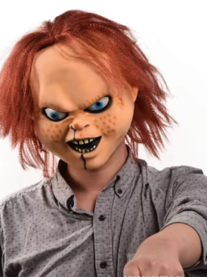 Chucky Horror Movie Mask Wig Full Face Latex