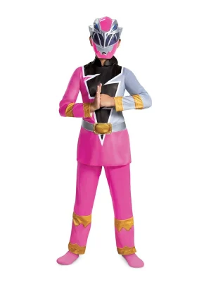 Pink Ranger Dino Fury Girls Costume By Disguise