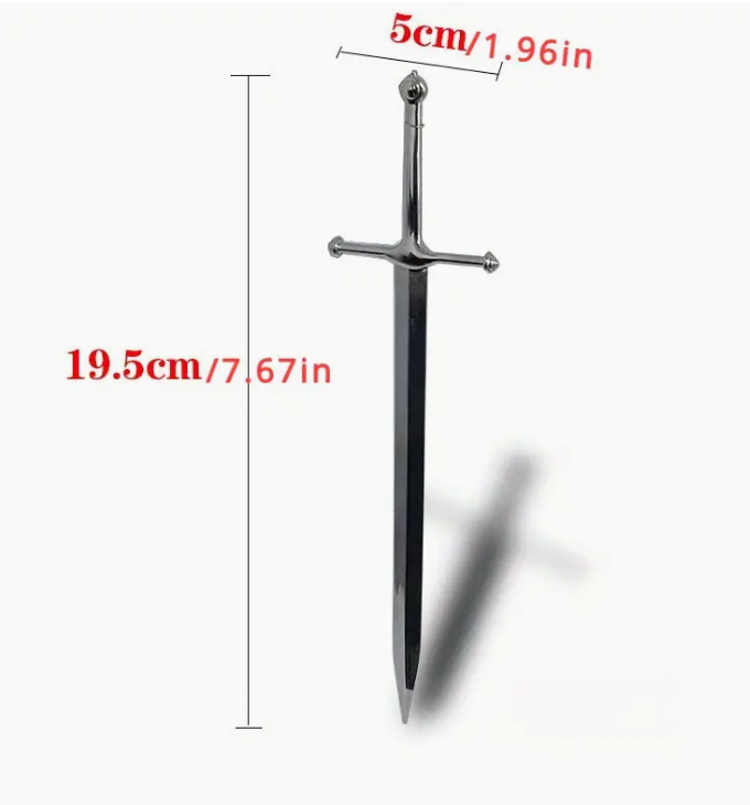 Metal Letter Envelope Opener Viking Sword - Medieval - Image 3