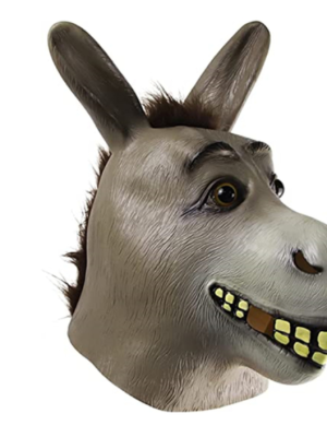 Donkey Shrek Inspired Latex Animal Mask