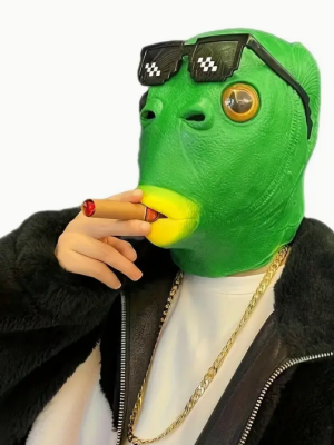 The Fish Face Mask Latex Mask