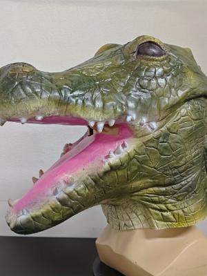 The Croc Face Mask Latex Mask