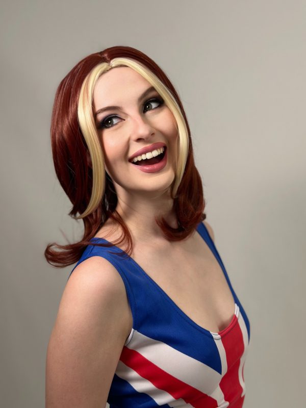 Ginger Music Diva Costume Spice Girl Wig by Allaura