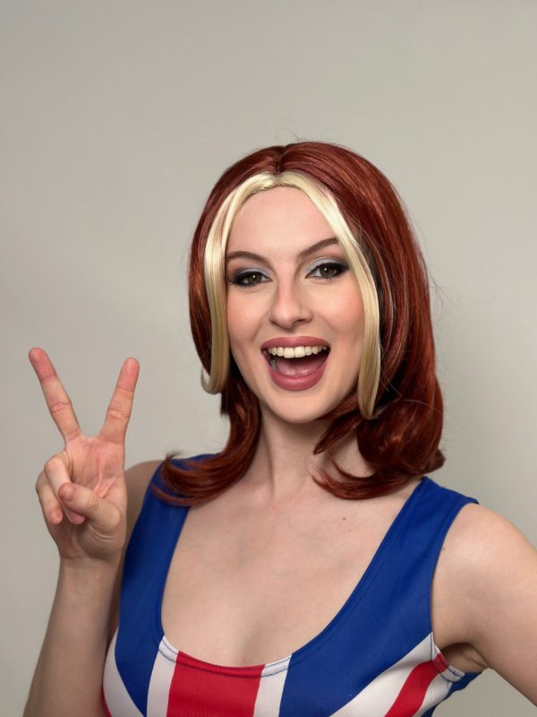 Ginger Music Diva Costume Spice Girl Wig by Allaura - Image 4
