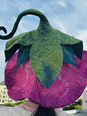 Pixie Fairytale Felt Flower Fairy Witch Hat