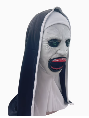 Spooky Mask Terrifying Rubber Nun Latex Mask