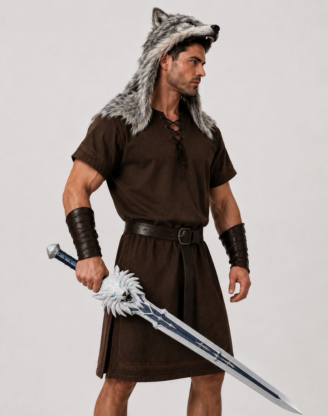 Sword Wolf Lord Polyurethane Foam Medieval Warlock Longsword Cosplay