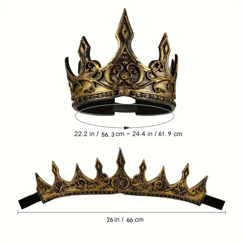 Medieval King Crown Hat - Image 4