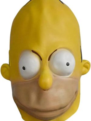 Movie Character Homer Simpsons Latex Mask