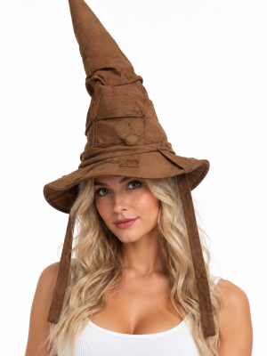 Brown Magical Wizard Sorting Hat