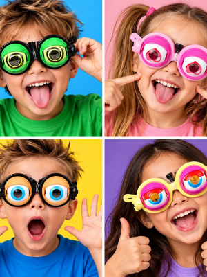 Hilarious Blinking Eye Novelty Glasses Kids and Adults