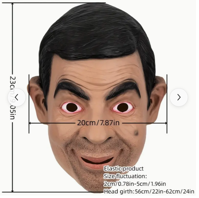 Mr Bean Latex Mask British Comedian's Character - Image 5