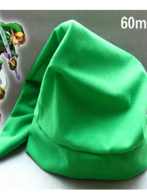 Links Green fleece elf Hat Link's Costume Cosplay Legend of Zelda